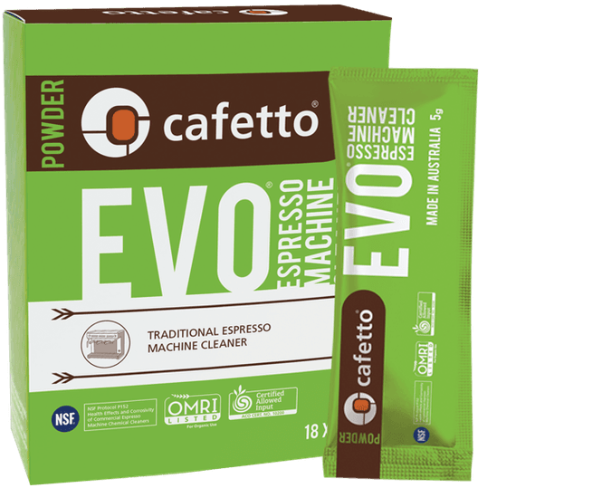 Hovedbilde Cafetto Evo 18 x 5g rengjøringspulver