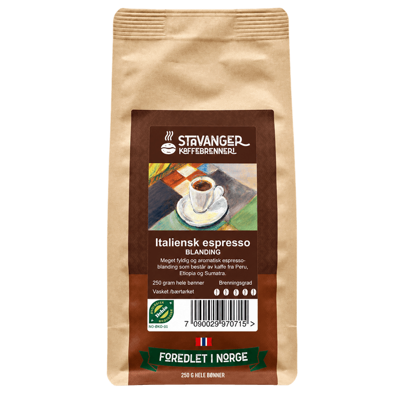 Økologisk espresso italienskbrent 250g