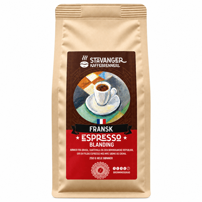Hovedbilde Espresso fransk 250g, Kaffe hele bønner