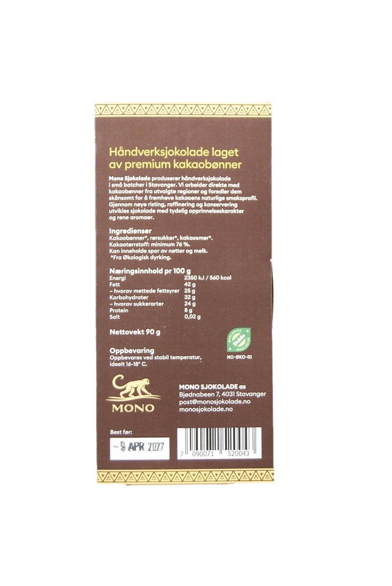 MONO Madagascar Tsaranfandray 76%