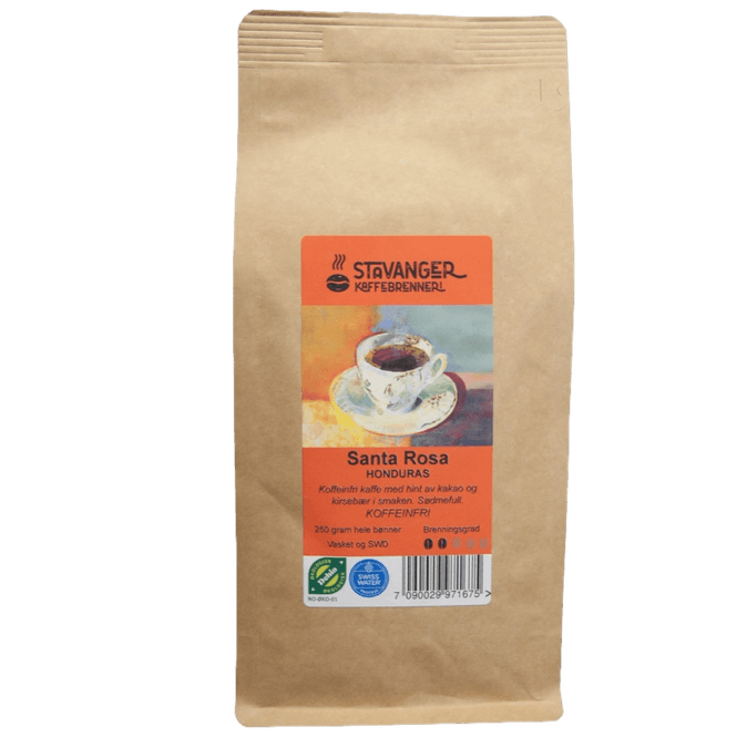 Hovedbilde Honduras Santa Rosa KOFFEINFRI 250g økologisk og ...