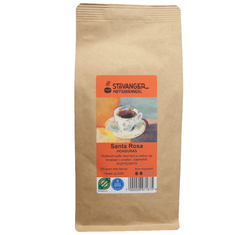 Honduras Santa Rosa DECAF 250g Organic and Fairtrade