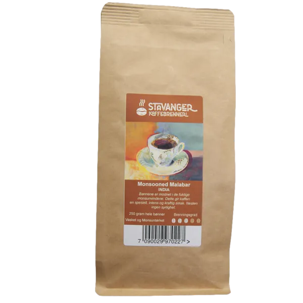 Hovedbilde India Monsooned Malabar AA 250g, kaffe