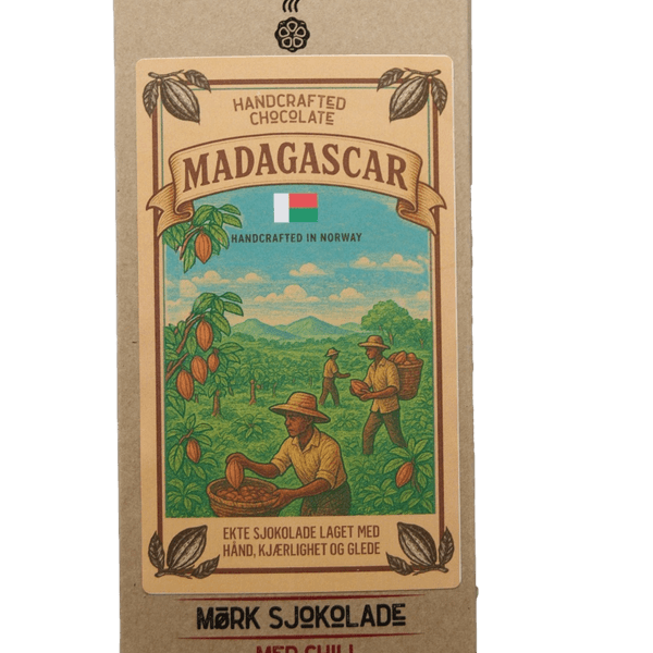 Hovedbilde Mono Chili Sjokoladeplate, Madagascar 76%,  90g 