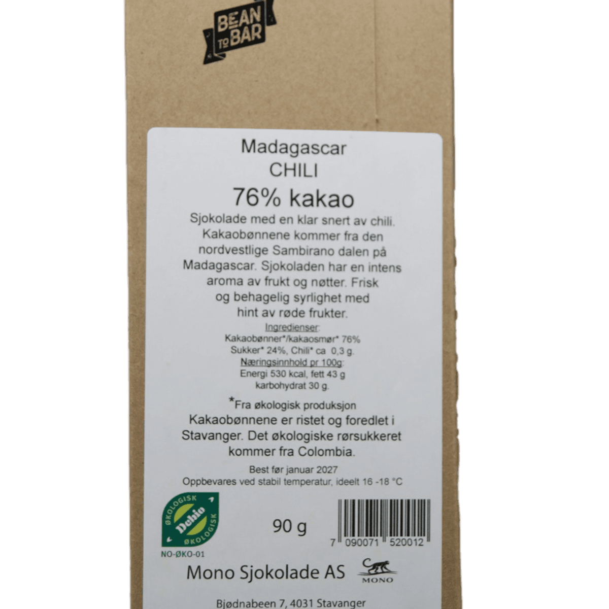 Mono Madagascar med Chili 76%