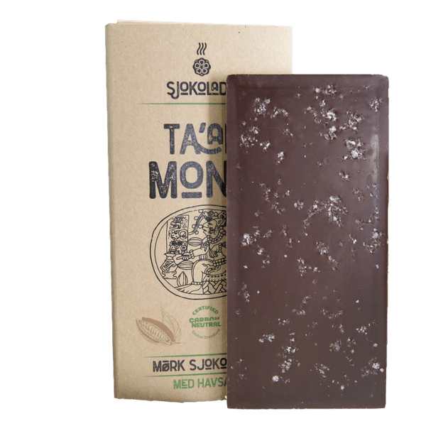 Hovedbilde Mono sjokoladeplate med havsalt, Madagascar 75%,  ...
